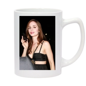 Eliza Dushku 14oz White Statesman Mug