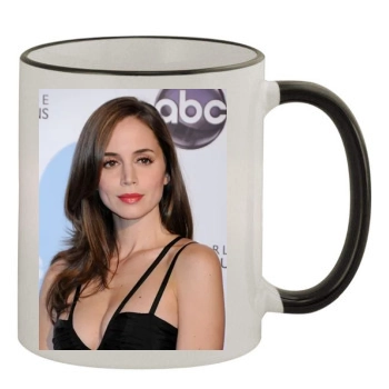 Eliza Dushku 11oz Colored Rim & Handle Mug