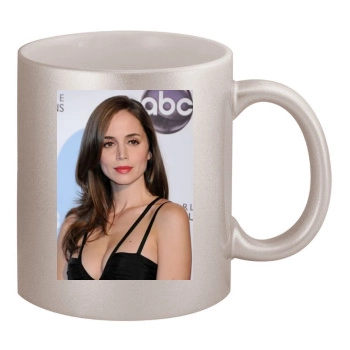 Eliza Dushku 11oz Metallic Silver Mug