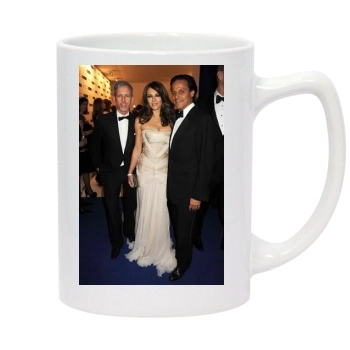 Elizabeth Hurley 14oz White Statesman Mug