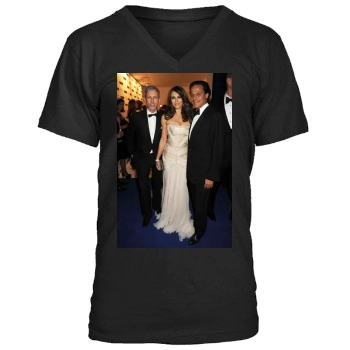 Elizabeth Hurley Men's V-Neck T-Shirt