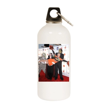 Jamie Lee Curtis White Water Bottle With Carabiner