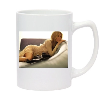 Jennifer Aniston 14oz White Statesman Mug