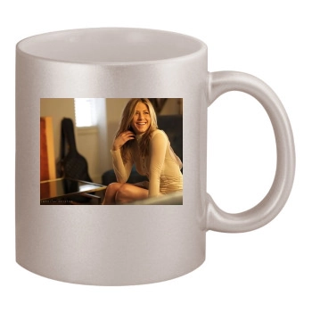 Jennifer Aniston 11oz Metallic Silver Mug