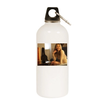 Jennifer Aniston White Water Bottle With Carabiner