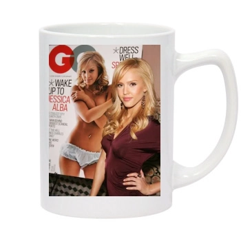 Jessica Alba 14oz White Statesman Mug