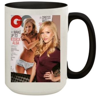 Jessica Alba 15oz Colored Inner & Handle Mug