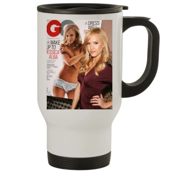 Jessica Alba Stainless Steel Travel Mug