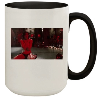 Jessica Biel 15oz Colored Inner & Handle Mug