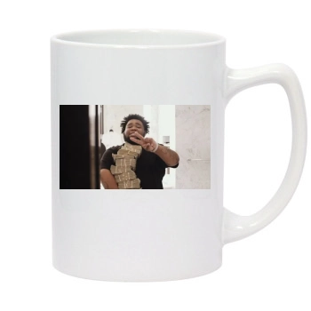 Rod Wave 14oz White Statesman Mug