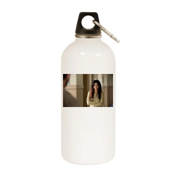 Jessica Szohr White Water Bottle With Carabiner