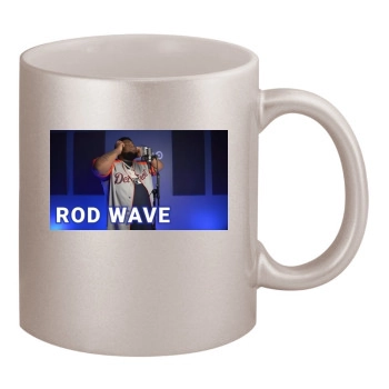 Rod Wave 11oz Metallic Silver Mug