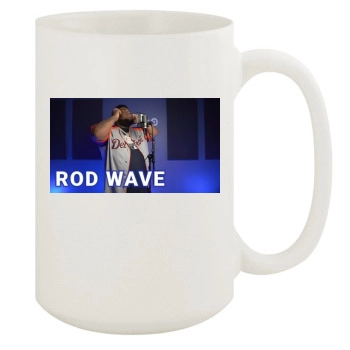 Rod Wave 15oz White Mug