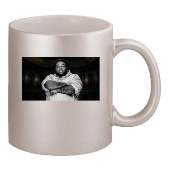 Rod Wave 11oz Metallic Silver Mug