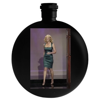 Katherine Heigl Round Flask