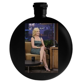 Katherine Heigl Round Flask