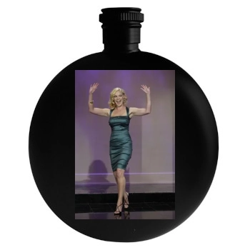 Katherine Heigl Round Flask