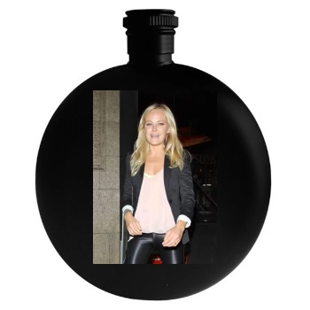 Malin Akerman Round Flask