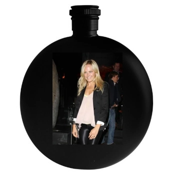 Malin Akerman Round Flask