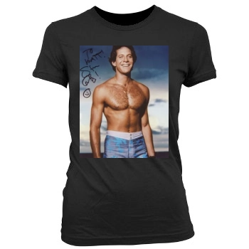 Steve Guttenberg Women's Junior Cut Crewneck T-Shirt