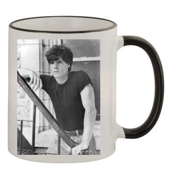 Craig Sheffer 11oz Colored Rim & Handle Mug