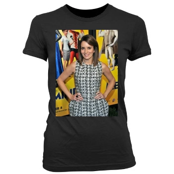 Tina Fey Women's Junior Cut Crewneck T-Shirt