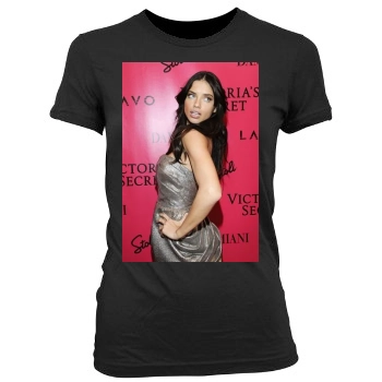 Adriana Lima Women's Junior Cut Crewneck T-Shirt