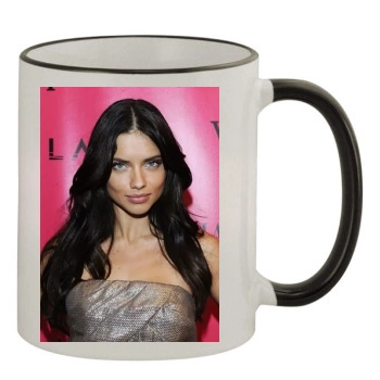 Adriana Lima 11oz Colored Rim & Handle Mug