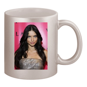 Adriana Lima 11oz Metallic Silver Mug