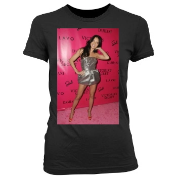 Adriana Lima Women's Junior Cut Crewneck T-Shirt