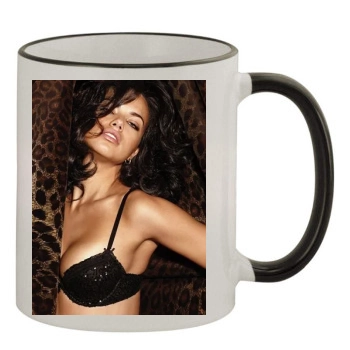 Adriana Lima 11oz Colored Rim & Handle Mug