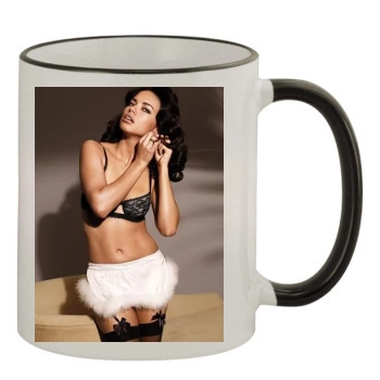 Adriana Lima 11oz Colored Rim & Handle Mug