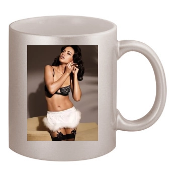 Adriana Lima 11oz Metallic Silver Mug