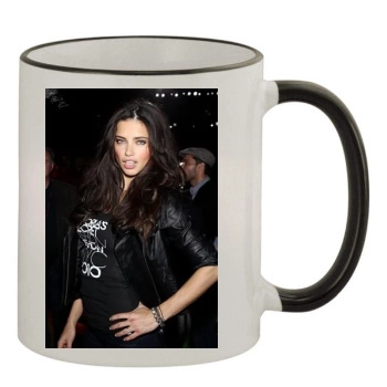 Adriana Lima 11oz Colored Rim & Handle Mug