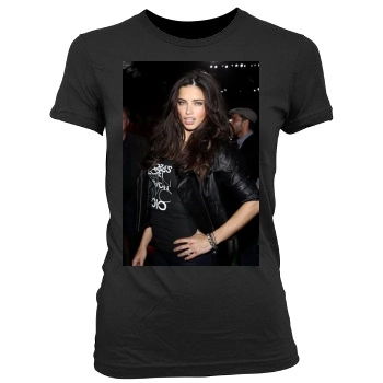 Adriana Lima Women's Junior Cut Crewneck T-Shirt