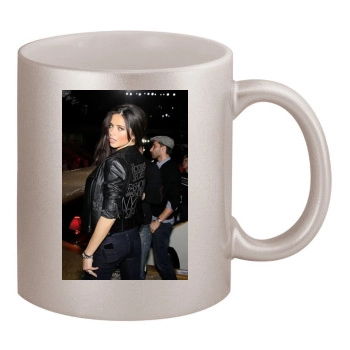 Adriana Lima 11oz Metallic Silver Mug