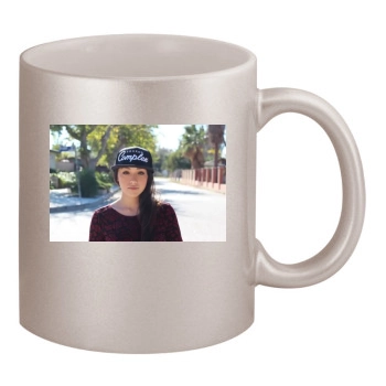 Gavlyn 11oz Metallic Silver Mug