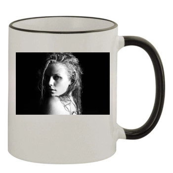 Brooklyn Decker 11oz Colored Rim & Handle Mug