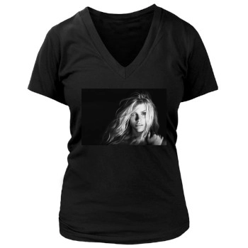 Brooklyn Decker Women's Deep V-Neck TShirt