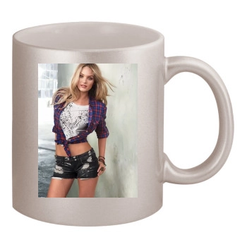 Candice Swanepoel 11oz Metallic Silver Mug