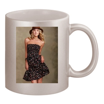 Candice Swanepoel 11oz Metallic Silver Mug