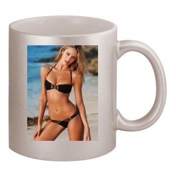 Candice Swanepoel 11oz Metallic Silver Mug