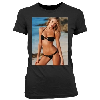 Candice Swanepoel Women's Junior Cut Crewneck T-Shirt