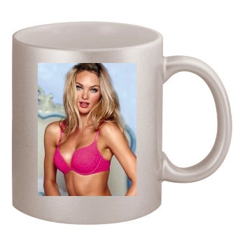 Candice Swanepoel 11oz Metallic Silver Mug