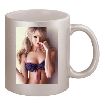 Candice Swanepoel 11oz Metallic Silver Mug