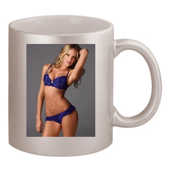 Candice Swanepoel 11oz Metallic Silver Mug