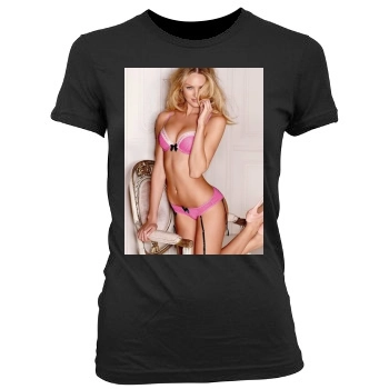 Candice Swanepoel Women's Junior Cut Crewneck T-Shirt