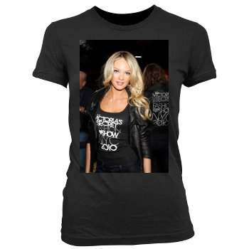 Candice Swanepoel Women's Junior Cut Crewneck T-Shirt