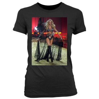 Candice Swanepoel Women's Junior Cut Crewneck T-Shirt