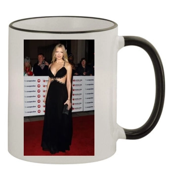 Caprice Bourret 11oz Colored Rim & Handle Mug